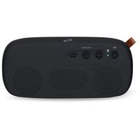 iLive Water Resistant Wireless Speaker, 8.27 x 1.8 x 3.82 Inches, Built-in Rechargeable Battery, Black (ISBW249B)