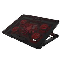 Laptop Cooling Pad for 14-17 inch Laptop Cooler Pad with 5 Quiet Fans Laptop Cooler 2 USB Ports
