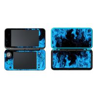 eSeeking Vinyl Cover Decals Skin Sticker for New Nintendo 2DS XL / LL - Ice Blue Flame