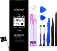 oGoDeal 5S 5C Battery, Battery Replacement Compatible with iPhone 5s &5C Battery A1457,A1453, A1530, A1533, A1532 A1507, A1456 Battery Replacement Kit