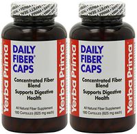 Yerba Prima Daily Fiber, 625 Mg, 180 Capsules X 2