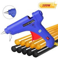 Manelord Glue Gun - 100W Hot Glue Gun with 10Pcs High Adhesion Hot Glue Sticks for Car Dent Repair, Home Improvement, Quick Daily Repair and DIY Small Craft Projects