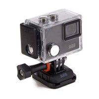 AEE LYFE Silver 4K Action Camera w/Time Lapse, Slow Motion, 1.8" Touchscreen Display &, Black