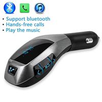Autos Wireless Bluetooth for BMW X5 Music Player FM LCD Screen Radio Adapter USB Charger