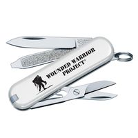 Victorinox Swiss Army Classic SD Pocket Knife, White with WWP Logo