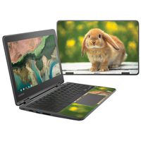 MightySkins Skin Compatible with Lenovo 300e Chromebook 11.6" (2018) - Rabbit | Protective, Durable, and Unique Vinyl Decal wrap Cover | Easy to Apply, Remove, and Change Styles | Made in The USA