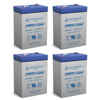 Power Sonic 6V 4.5AH SLA Battery for WP5-6, SLA0905, BSL0905, ELK-0650-4 Pack