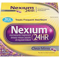 Nexium 24HR ClearMinis Heartburn, 14 Delayed Release Capsules (Pack of 2)