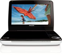 Philips PD9030/37 9-Inch Portable DVD Player (White/Black)