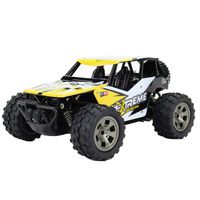 1:18 2WD RC Car, 1812-A Racing Off Road Vehicle Toy Remote Control Car for Adults + Kids (Yellow)