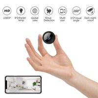 HD Mini Camera WiFi Small Cam- 1080P Night Vision Micro Camera, Mobile Detection Sensor Secret Camera Baby Monitor Home Security Camera