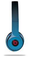 Skin Decal Wrap for Beats Solo 2 and Solo 3 Wireless Headphones Smooth Fades Neon Blue Black (Beats NOT Included)