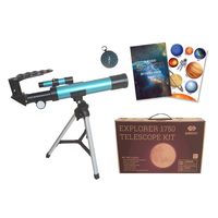 Qurious Space Kid's Explorer Telescope Gift Kit Eco Carry Case 1750| Children