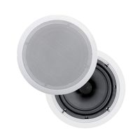 KEiiD in-Ceiling Speaker 8 Inch Hi-Fi Premium Surround Sound Coaxial Speaker with 1.5 inch Natural Silk Dome Tweeter,2-Way Frequency Division Ajustable Bass and Treble, Pair 2-Packs