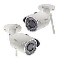 Q-See QCW3MP1B16-2 3MP/1080p High Definition Wi-Fi Bullet Security Camera 2-Pack, with 16GB SD Cards Included
