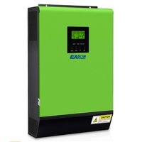 EASUN POWER 3KVA 24VDC 110V 120V Grid Tie Solar Inverter 2000W 80A MPPT Solar Charge Pure Sine Wave Hybrid Inverter 40A AC Charge