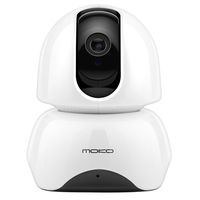 MoKo 1080P Wireless IP Camera, WiFi Home Security Surveillance Camera for Baby/Elder/Pet/Nanny Monitor, Pan/Tilt/Zoom, Motion Detection, Two-Way Audio, Night Vision, Remote Monitor with App - White