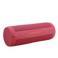 RTYou Waterproof Outdoor Column Speaker Wireless Bluetooth Speaker Subwoofer Sound Support FM Radio TF Mp3 Player (Red)