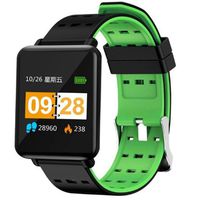 Elever Unisex Waterproof Digital Display Buckle Closure Smart Bracelet Health Wristband Smart Watches