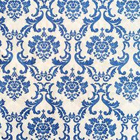 Colored Paper Napkins, 20 Count Shabby Chic Napkins for Wedding, Dinner Tea Party Shower… (Vantage Blue, 1)