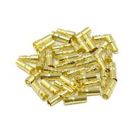 Hxchen 3.5mm Male Female Banana Plug Bullet Connector Replacements - (20 Pairs)