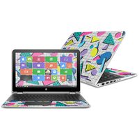 Mightyskins Skin Compatible with Hp Pavilion X360 15.6" (2016) - Awesome 80s | Protective, Durable, and Unique Vinyl Decal Wrap Cover | Easy to Apply, Remove, and Change Styles | Made in The USA