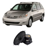 Compatible with Toyota Sienna 2004-2010 Front Door Factory Replacement Harmony HA-R68 Speakers New