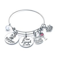 35th Birthday Gifts for Women Friend - Charmed Bracelets Jewelry 35 Year Old Birthday Gifts for Women Bestfriend Bff Bestie Co-Worker Wife Stepsister Sister in Law Birthday Valentine's Present