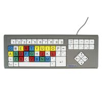 Ablenet BigKeys LX - Color, QWERTY Large Print Computer Keyboard USB Wired - Product Number: 12000009