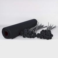 Gun Storage Solutions Pack of 40 Rifle Rods Starter Kit with Loop Fabric (60 x 19-Inch)