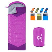 oaskys Camping Sleeping Bag - 3 Season Warm & Cool Weather - Summer, Spring, Fall, Lightweight, Waterproof for Adults & Kids - Camping Gear Equipment, Traveling, and Outdoors