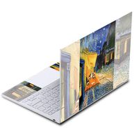 MightySkins Skin Compatible with Google Pixelbook - Cafe Terrace at Night | Protective, Durable, and Unique Vinyl Decal wrap Cover | Easy to Apply, Remove, and Change Styles | Made in The USA