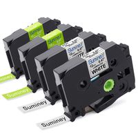 Compatible Ptouch PTD210 Label Cassette TZe231 TZe-MQG35 TZe Color Tape 12mm 0.47 Laminated White/Green Compatible with PTD210 PTD400 and More