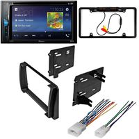 CACHÉ KIT669 Bundle W/Car Stereo with Bluetooth, Backup Camera for 2009 - 2010 Toyota Matrix Double DIN Multimedia DVD Touchscreen Receiver W/Complete Installation Kit (4 Item)