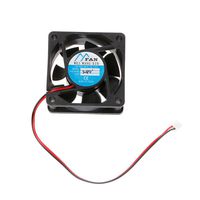 Zobeen 60mm X60mm X25mm DC 12V 24V 2 -Pin Cooler Brushless PC CPU Case Cooling Fan 6025