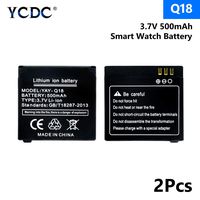 3.7V 500mAh Spare Rechargeable Li-ion Polymer Battery for Smart Watch Q18 X2