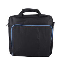 fosa Console Carrying Case Bag for Playstation 4 Slim, Waterproof Shockproof Game System Protective Travel Case Handbag for Playstation 4 Slim System and Accessories
