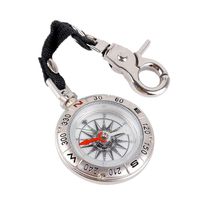 Unisex Compass Key Chain Vintage Style Solid Pocket Compass Keychain Compass for Outdoor Camping Hiking