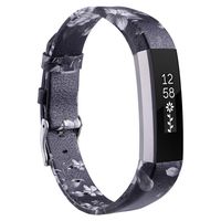 Henoda Replacemnt Leather Bands Compatible with Fitbit Alta/Fitbit Alta HR, Classic Genuine Leather Wristband, Small Large, No Tracker