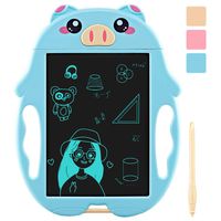 Oenbopo Kids LCD Writing Tablet Colorful Screen, Doodle Board Electronic Doodle Pads Writing Board (Blue)