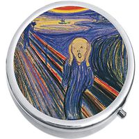 Scream Art Medicine Vitamin Compact Pill Box