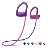 Bluetooth Headphones, Letsfit Wireless Headphones IPX7 Waterproof 15-Hour Playtime, Noise Cancelling HiFi Stereo Headset, Wireless Running Headphones Bluetooth Earbuds for Sports, Workout, Gym