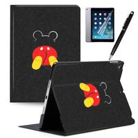 LJX 2019 iPad Air 3 Case 2017 iPad Pro 10.5 inch Cover, Mickey Minnie PU Leather Protective Cartoon Cute Design Stand Smart Auto Sleep/Wake Shell for iPad Air (3rd Gen) 2019/iPad Pro 10.5" 2017#O
