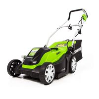 Greenworks 14-Inch 9 Amp Corded Electric Lawn Mower with Extra Blade