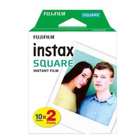 Labyrinen FujiFilm Instax Square Instant Film 2 Twin Pack White Edge Photo Paper for Instax SQ10 SQ6 Instant Camera Share SP-3 Printer - 20 Sheets