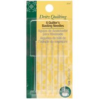 Dritz 3047 Quilter's Basting Hand Needles, Size 7 (6-Count)