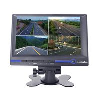Sourcingbay 7 Inch HD TFT LCD Monitor 800x480 16:9 Built-in Speaker with HDMI VGA AV Audio Input for Car Computer
