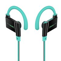 Veniveta Bluetooth Headphones, Sport Wireless Earbuds, IPX6 Sweatproof, 8 Hours Playtime, Noise Cancelling Stereo Hi-Fi Sound, Lightweight Snug Fit, with Mic, Blue