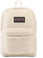 JanSport Super FX Backpack - Soft Tan Sherpa