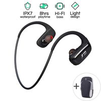 MIUSUK Waterproof Wireless Bluetooth Headphones with Mic Smart Noise Cancelling,Light Design Perfect for Kids Wireless Headphone Gym Sweatproof Swimming Shower Media Player with Replacement Earbuds